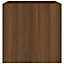 Berkfield Planter Box Brown Oak 40x40x40 cm Engineered Wood