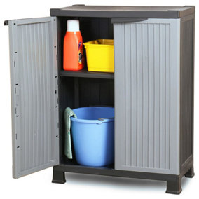 Berkfield Plastic Cabinet 68x39x92 cm