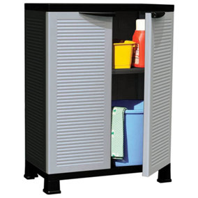 Berkfield Plastic Cabinet 68x39x92 cm