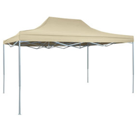 Berkfield Professional Folding Party Tent 3x4 m Steel Cream
