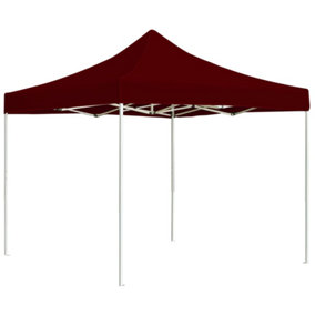 Berkfield Professional Folding Party Tent Aluminium 2x2 m Bordeaux