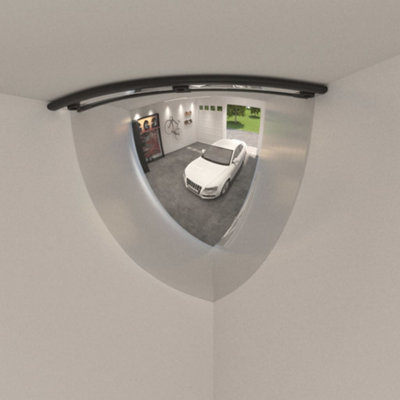 Berkfield Quarter Domed Traffic Mirrors 2 pcs Diameter 30 cm Acrylic Price Comparisons | Compare The Build