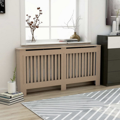 Berkfield Radiator Cover 172x19x81 cm MDF