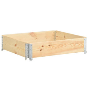 Berkfield Raised Bed 100x100 cm Solid Pine Wood (310056 )