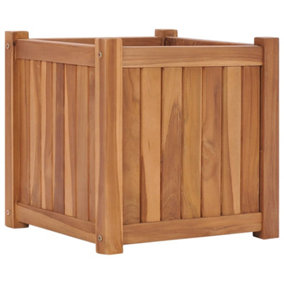 Berkfield Raised Bed 40x40x40 cm Solid Teak Wood