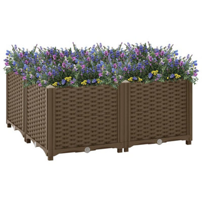 Berkfield Raised Bed 80x80x38 cm Polypropylene