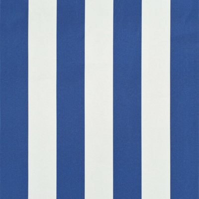 Berkfield Retractable Awning 150x150 cm Blue and White