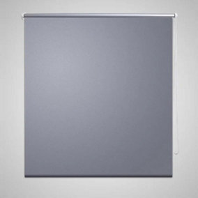 Berkfield Roller Blind Blackout 160 x 230 cm Grey
