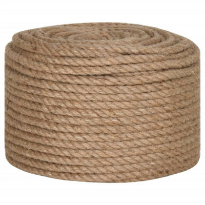Berkfield Rope 100% Jute 10 mm 100 m