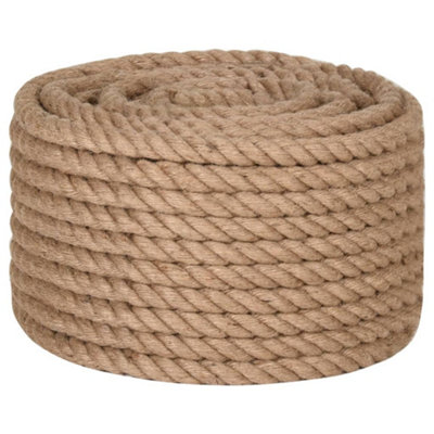 Berkfield Rope 100% Jute 20 mm 100 m
