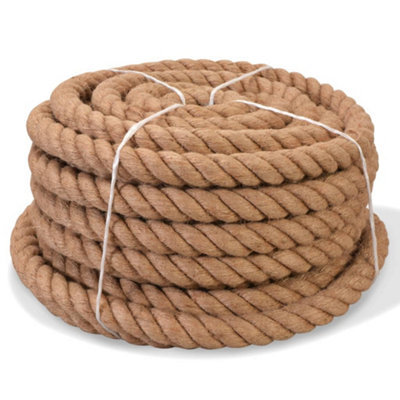 Berkfield Rope 100% Jute 30 mm 50 m