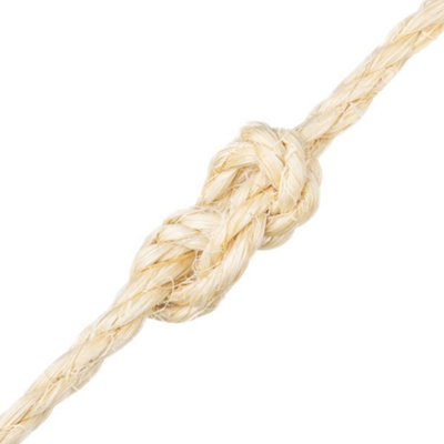 Berkfield Rope 100% Sisal 6 mm 50 m