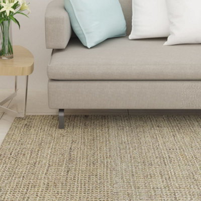 Berkfield Rug Natural Sisal 80x200 cm Taupe | DIY at B&Q