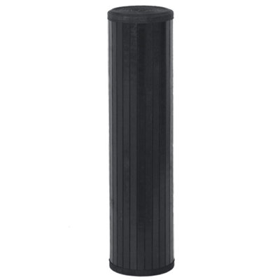 Berkfield Rug Rectangular Black80x500 cm Bamboo