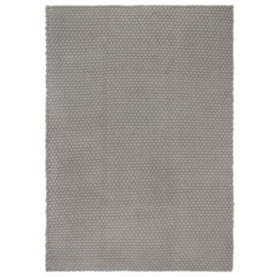 Berkfield Rug Rectangular Grey 160x230 cm Cotton