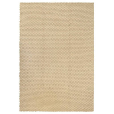 Berkfield Rug Rectangular Natural 160x230 cm Cotton