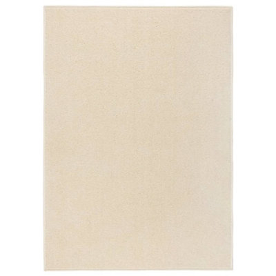 Berkfield Rug Short Pile 120x170 cm Cream DIY at B&Q