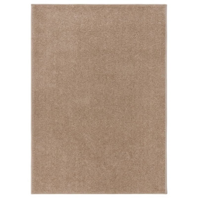 Berkfield Rug Short Pile 140x200 cm Brown