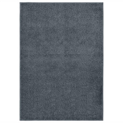 Berkfield Rug Short Pile 240x340 cm Anthracite