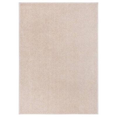 Berkfield Rug Short Pile 240x340 cm Dark Beige