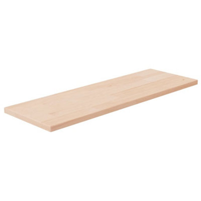 Berkfield Shelf Board 60x20x1.5 cm Untreated Solid Wood Oak