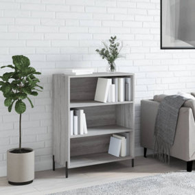 Berkfield Shelf Cabinet Grey Sonoma 69.5x32.5x90 cm Engineered Wood