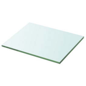 Berkfield Shelf Panel Glass Clear 20x25 cm