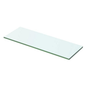 Berkfield Shelf Panel Glass Clear 50x12 cm