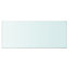 Berkfield Shelf Panel Glass Clear 70x30 cm