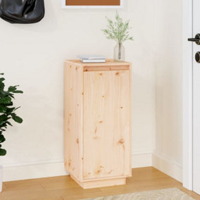 Berkfield Shoe Cabinet 35x35x80 cm Solid Wood Pine