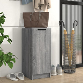 Berkfield Shoe Cabinet Grey Sonoma 30x35x70 cm Engineered Wood