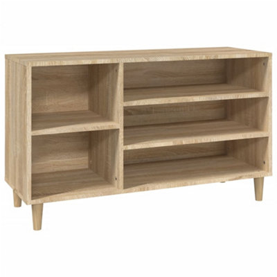 Berkfield Shoe Cabinet Sonoma Oak 102x36x60 cm Engineered Wood