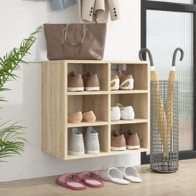 Berkfield Shoe Cabinet Sonoma Oak 52.5x30x50 cm