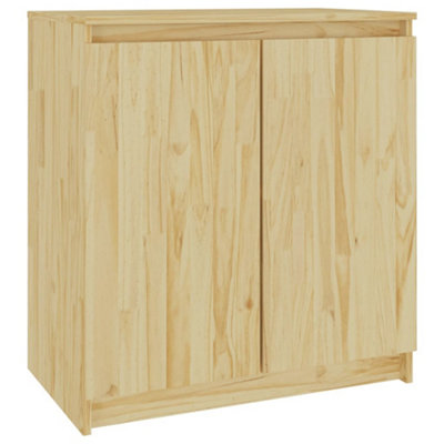 Berkfield Side Cabinet 60x36x65 cm Solid Pinewood