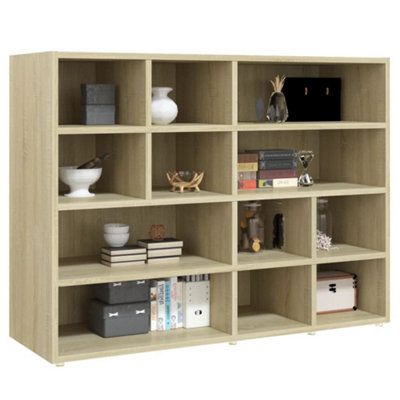 Berkfield Side Cabinet Sonoma Oak 97x32x72 cm Engineered Wood