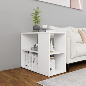 Berkfield Side Cabinet White 60x30x50 cm Engineered Wood