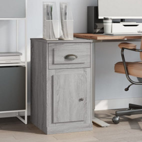 Berkfield Side Cabinet with Drawer Grey Sonoma 40x50x75 cm Engineered Wood