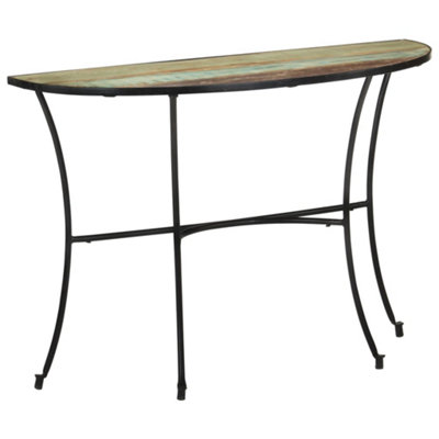 Berkfield Side Table 110x40x77 cm Solid Reclaimed Wood