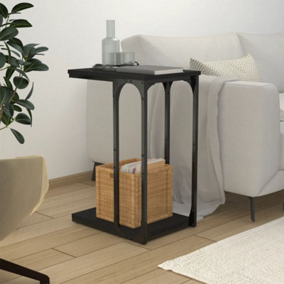 Berkfield Side Table Black 40x30x60 cm Engineered Wood