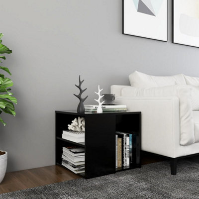 Berkfield Side Table Black 50x50x45 cm Engineered Wood