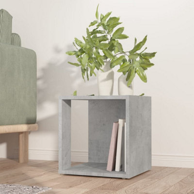 Berkfield Side Table Concrete Grey 33x33x34.5 cm Engineered Wood