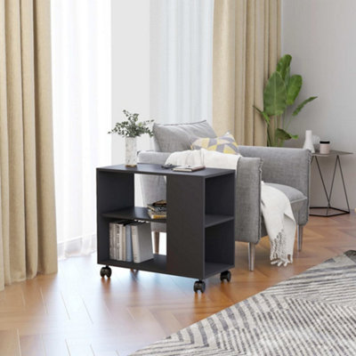 Berkfield Side Table Grey 70x35x55 cm Engineered Wood