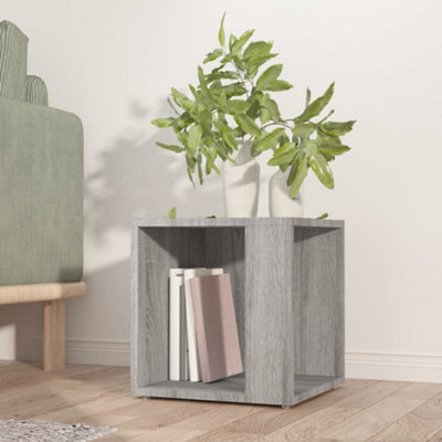 Berkfield Side Table Grey Sonoma 33x33x34.5 cm Engineered Wood