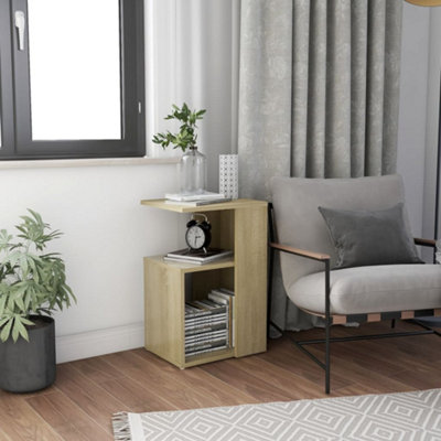 Berkfield Side Table Sonoma Oak 36x30x56 cm Engineered Wood