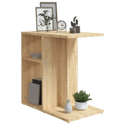 Berkfield Side Table Sonoma Oak 50x30x50 cm Engineered Wood