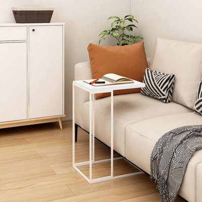 Berkfield Side Table White 40x30x59 cm Engineered Wood