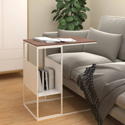 Berkfield Side Table white 55x36x59.5 cm Engineered Wood