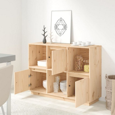 BERKFIELD SIDEBOARD 110.5X35X80 CM SOLID WOOD PINE