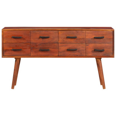 Berkfield Sideboard 110x30x59 cm Solid Wood Mango