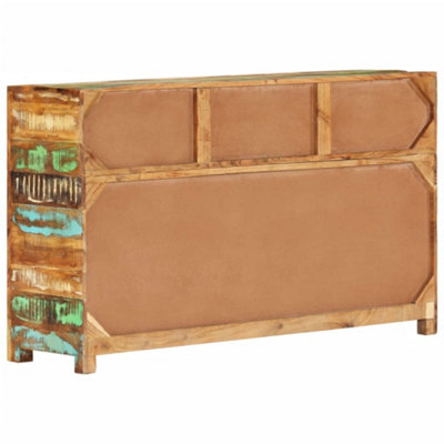 Berkfield Sideboard 110x30x65 cm Solid Wood Reclaimed